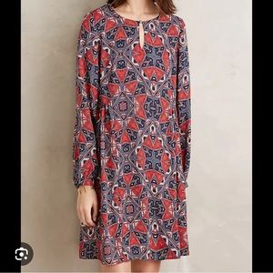 Anthropologie Paper Crown Swing Dress - size small